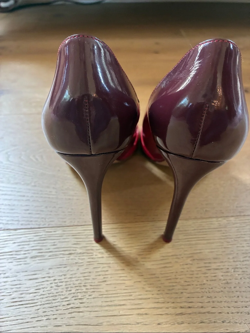 Valentino Red Patent Pointed Toe Pumps 37 EU / 7 US